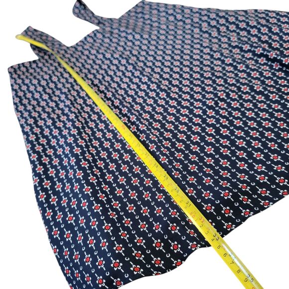 Show Me Your MuMu Ambres Mini Dress Blue With Red & White Flowers Size Small - Picture 4 of 7